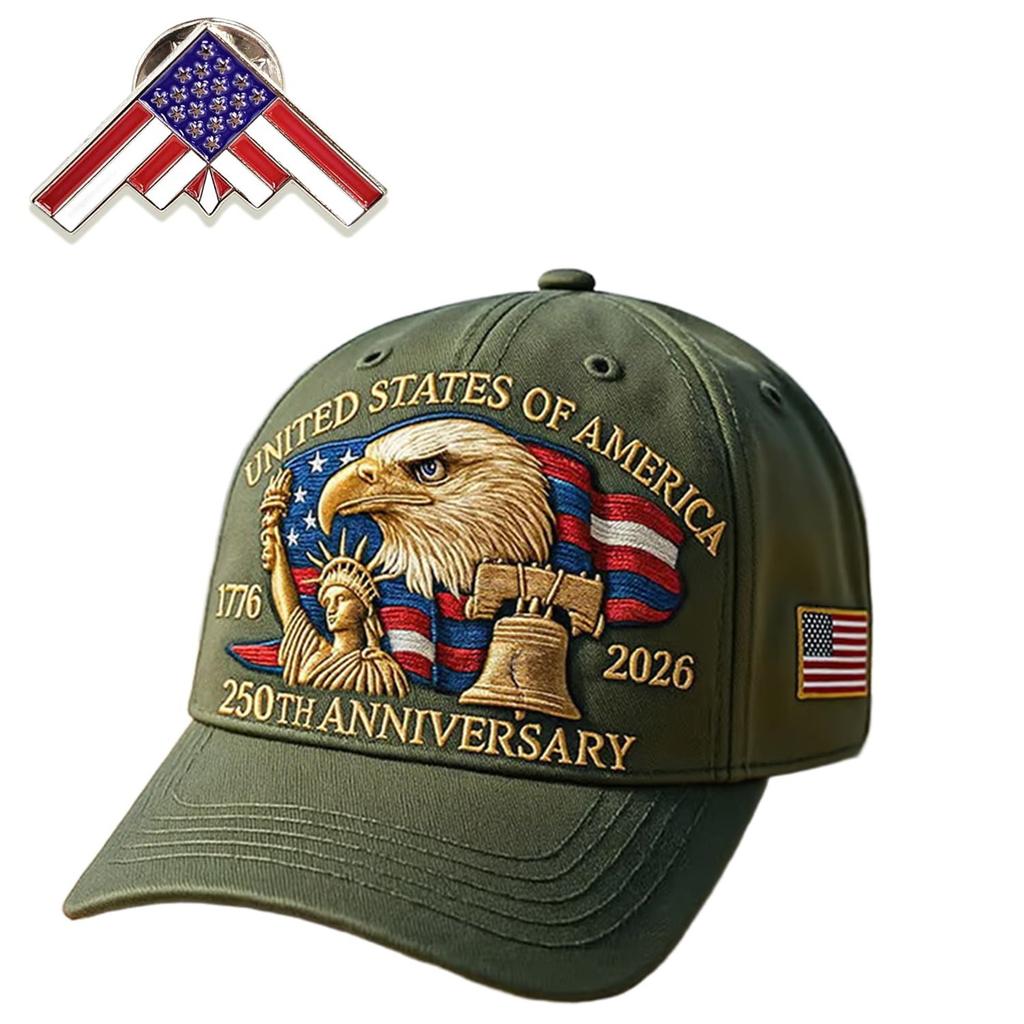 USA Marine Corps 250th Anniversary Baseball Cap Retro Washed Sports Hat Patriotic Trucker Hat for Men Women Veterans Enthusiasts