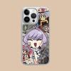 Anime Najimi Osana Mobile Phone Case for iPhone 17 16 15 14 13 12 11 Air Pro Max Plus Silver Plating Colorful Cover Luxury Cover