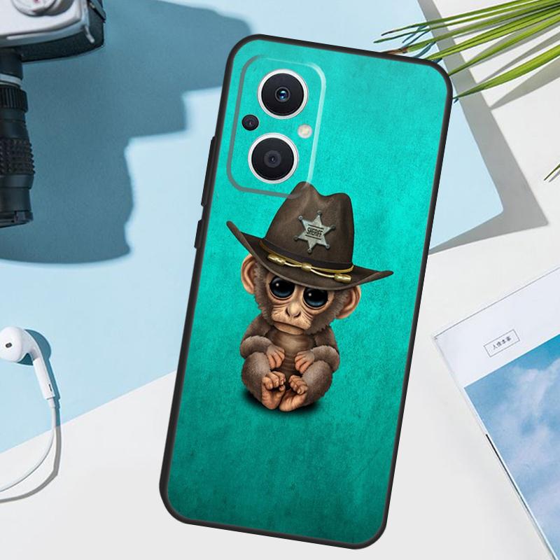 Monkey Gorilla Ape Baby Cover For OPPO Reno 12 F 13F 14F 11F 10 11 13 14 Pro 7 8 Lite OPPO Find X9 X5 X6 X8 Pro Case