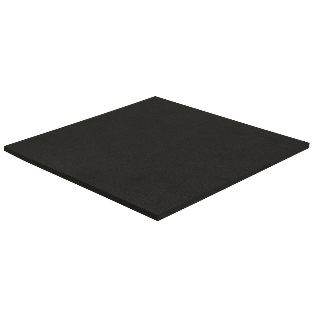 Wake Sangyo NR Sponge Cushioning Scratch Rubber, Black, 5x200x200mm, Material, Resistant, NRS-03