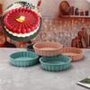 Silicone Cake Pan 10in Air Fryers Oven Baking Tray Round Silicone Cakes Pan Sponge Flan Mold Shortcake Baking Pan Silicone Molds