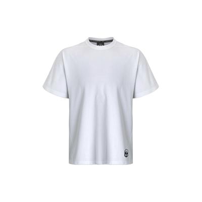 Soft And Comfortable Loose Short Sleeve T-Shirt Unisex Tops White 1387988-100