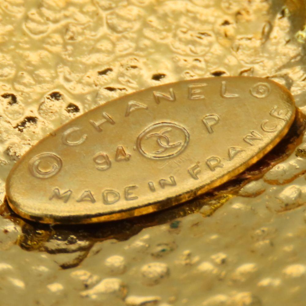 Used CHANEL Brooch COCO Mark Metal 11.8g Gold Plating