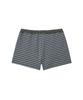 Lense Stripe Micro Shorts Charcoal