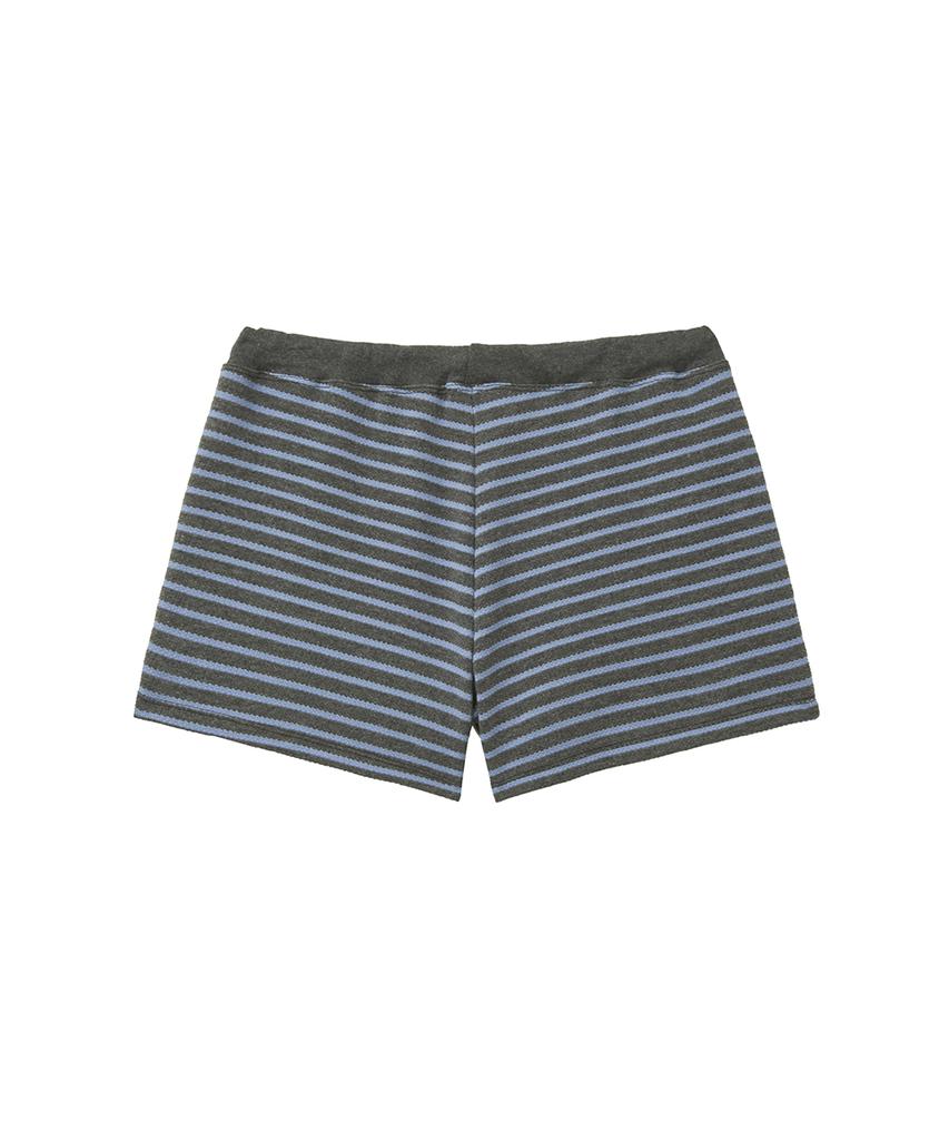 Lense Stripe Micro Shorts Charcoal