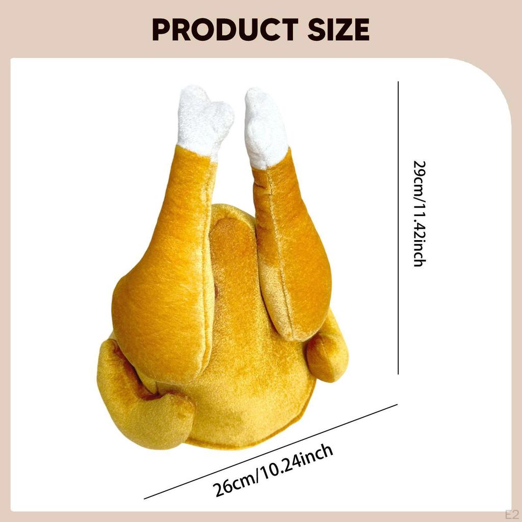 Klobouk pečeného krocaního na Den díkůvzdání Ručně vyrobený kostým pro Role Playing Festival