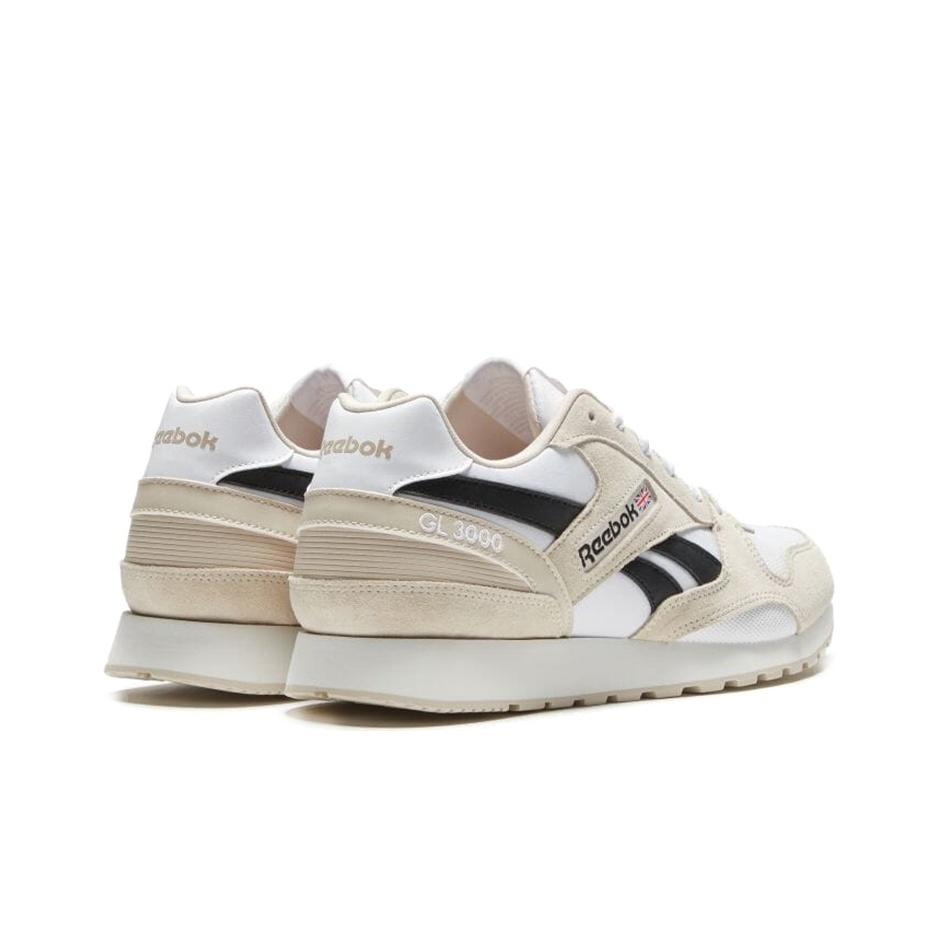 Reebok GL 3000 Sapatos de Corrida Casuais de Cano Baixo Esportivos Confortáveis Tênis Unissex Off-White GZ0962