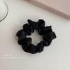 Spring & Summer French Leather Hair Tie for Women - High-End Flower Ponytail Accessory