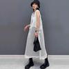 XITAO Hollow Out Patchwork Sleeveless Dress ZMY1244