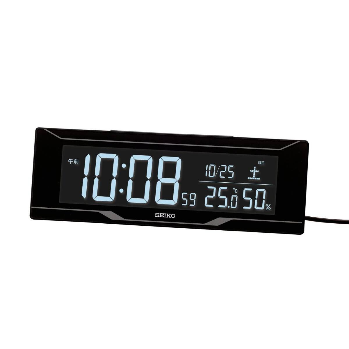 Used Seiko Clock Table Clock Alarm Clock Smartphone Time Correction Digital AC Color LCD Siriyu