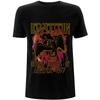 Led Zeppelin T-shirt unisexe: Flammes Noires
