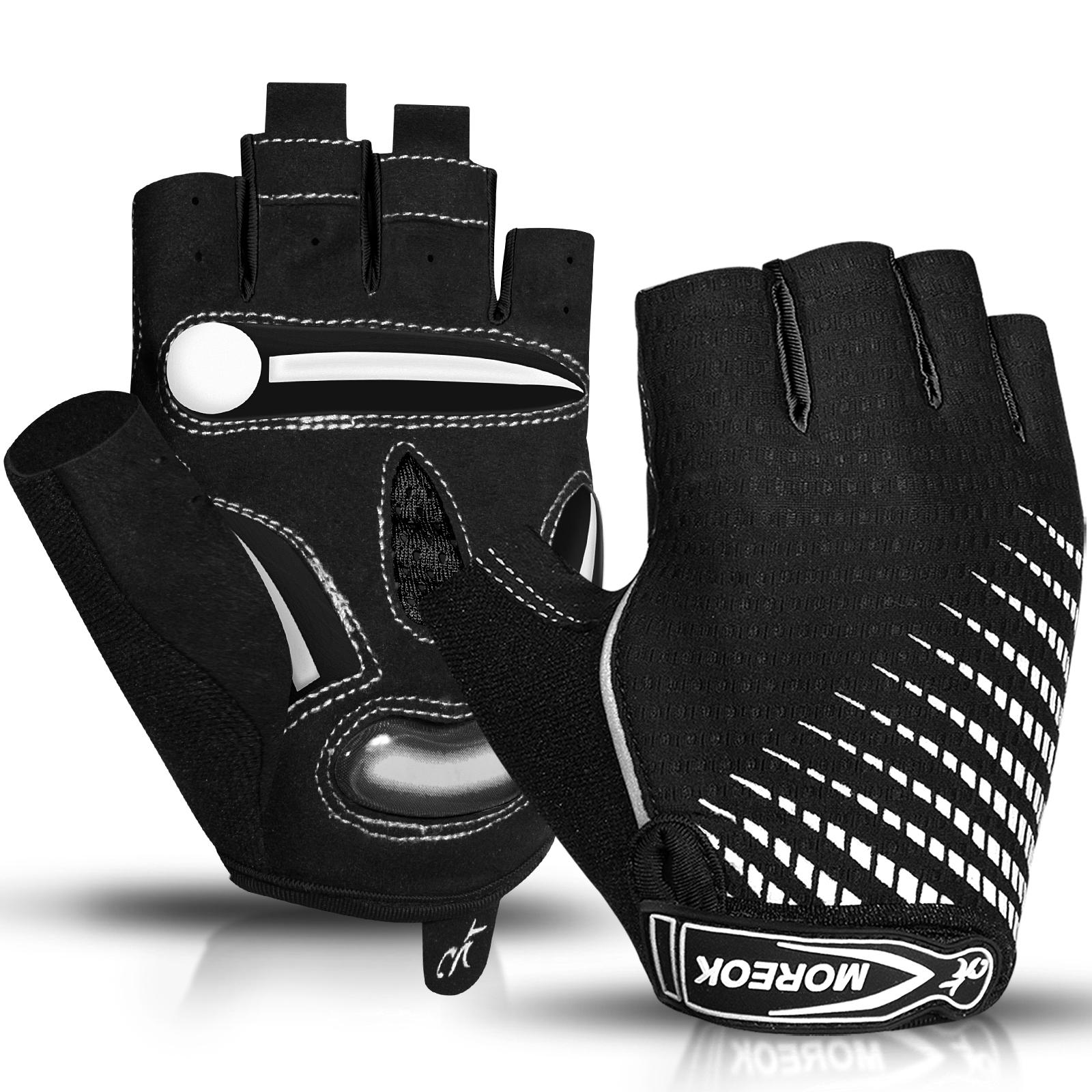 

MOREOK Bike Gloves 5MM Liquid Gel Pad Велосипедні рукавички Протиударні рукавички для гірського велосипеда DH Велосипедні рукавички для шосейних велосипедів для чоловіків і жінок M