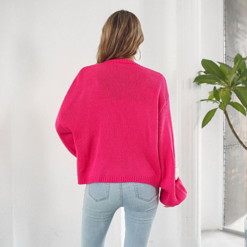 Dámská móda Ležérní podzimní zimní kardigany s dlouhým rukávem