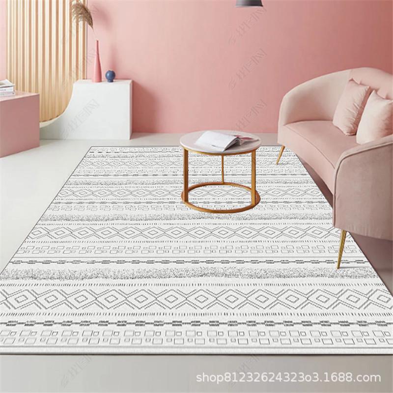 Nordic Geometric Pattern Carpet for Living Room and Bedroom