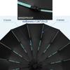60Bones Super Windproof Umbrella All Weather Umbrellas Large Size Men Automatic Business Umbrella Uv Protection Women Sunshade