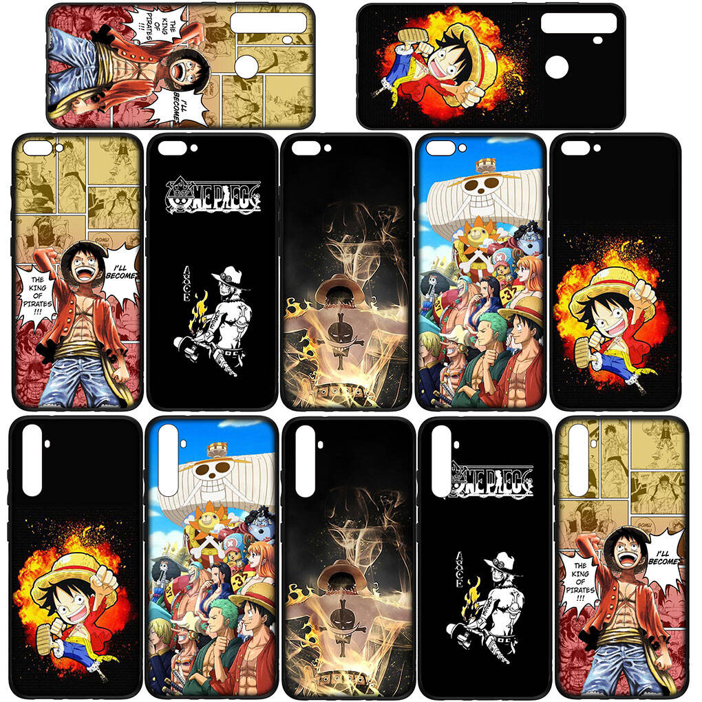 Phone Case for Samsung Galaxy S25 S23 S24 Ultra FE Plus A05 A06 A15 A16 A36 A37 A35 A34 A54 A52 A55 A56 A57 A25 A26 A53 A17 Luffy One Piece Ace Cover