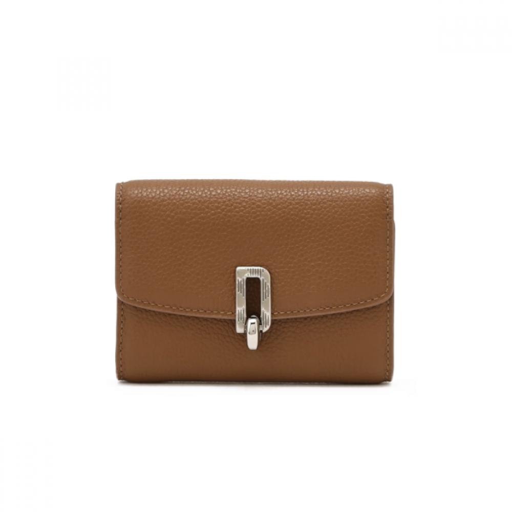 Daks 3 Fold Wallet Spin Camel Cowhide Dcwa6f523w2