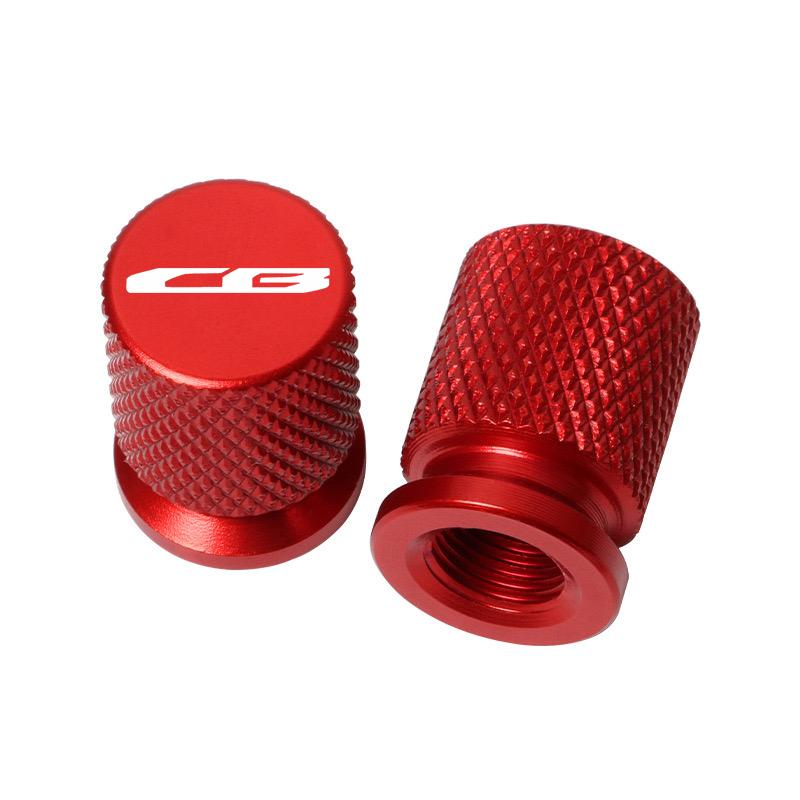 For Honda CB125R CB150R CB190R CB250R CB300R CB400 CB500X CB500R CB650F CB1100 Motorcycle Tire Valve Air Port Stem Cover Caps ZOPJT1
