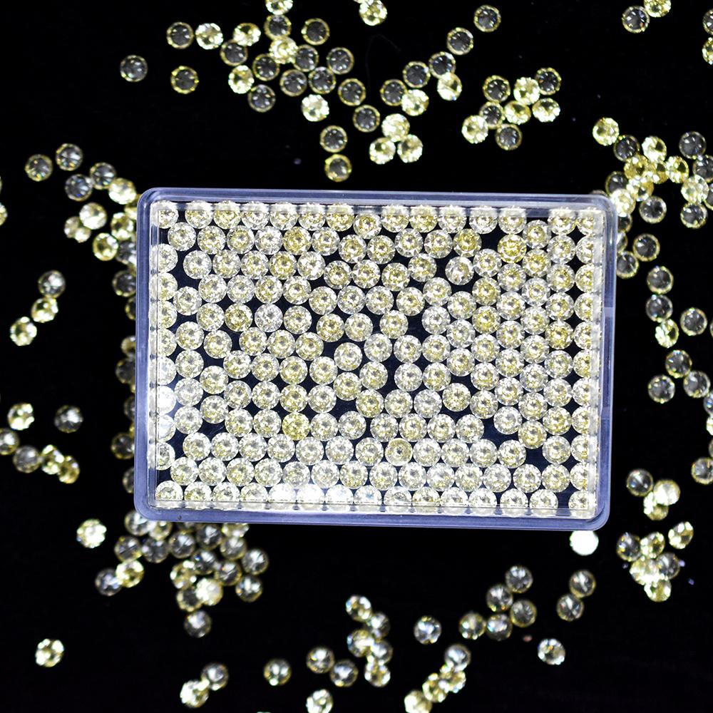 Natural Lite Yellow Sapphire 5x5 Mm 2.40 Ct Round Cut Lot Gemstone Certified Nsc-362