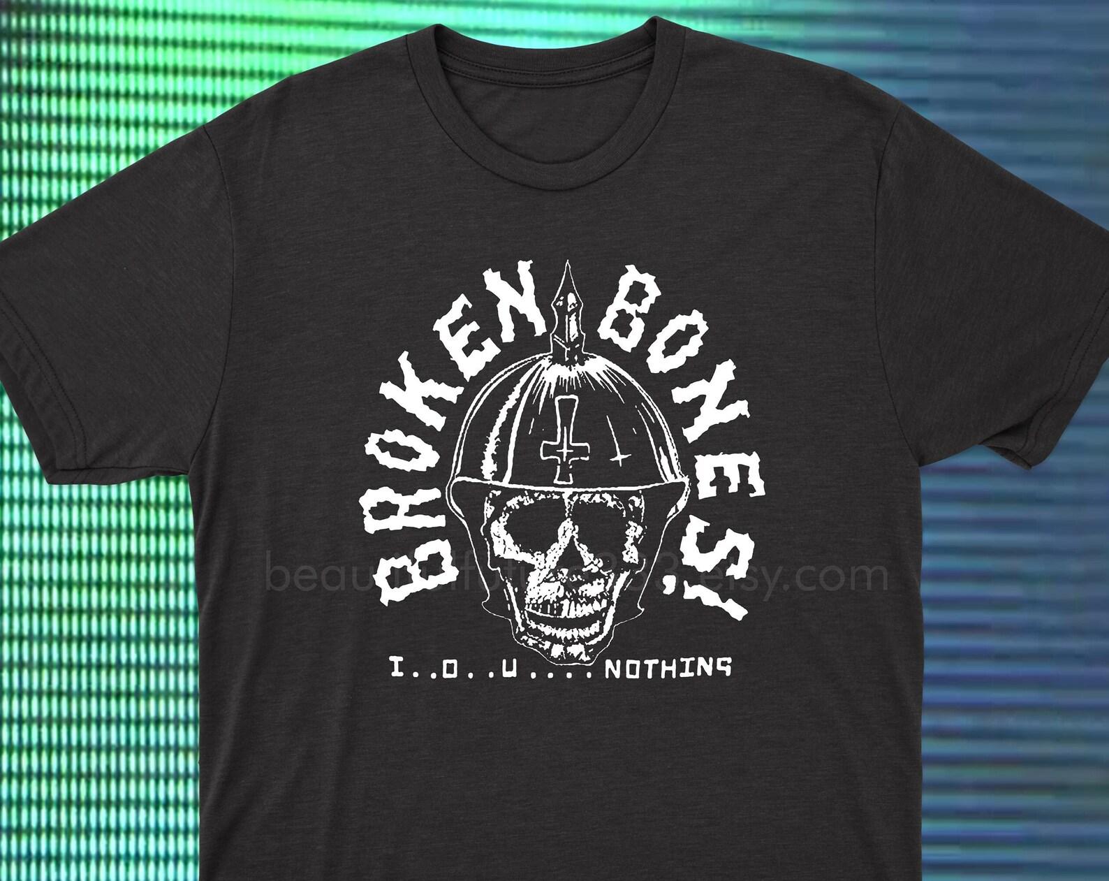 Broken Bones T shirt Hardcore Punk Discharge 2XL