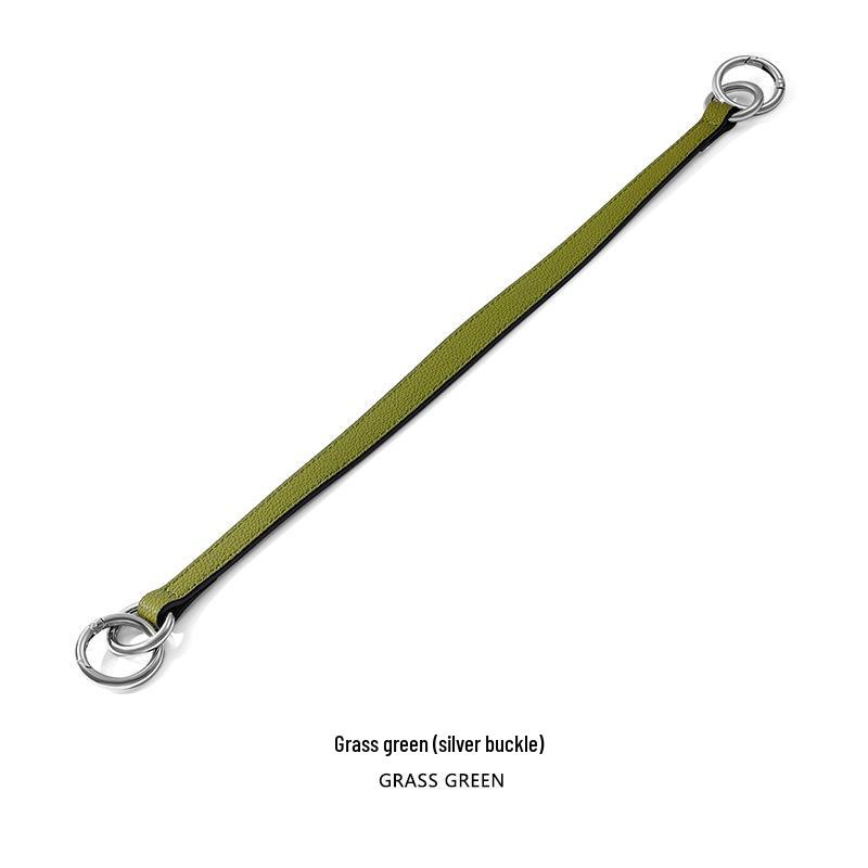 Litschi-Narben-Handtaschenriemen: Einzelschulter & Doppelring-Hardware
