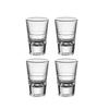 80ml 4pcs Set Bullet Cup Transparent Baijiu Goblet Thickened Wine Glass Vodka Beer Foreign Wine Glasses Suitable for Gift Giving