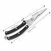 Stainless Steel Plastic Kitchen Scissors Non-Slip Handle Kitchen Shears  Poultry Fish Chicken Meat