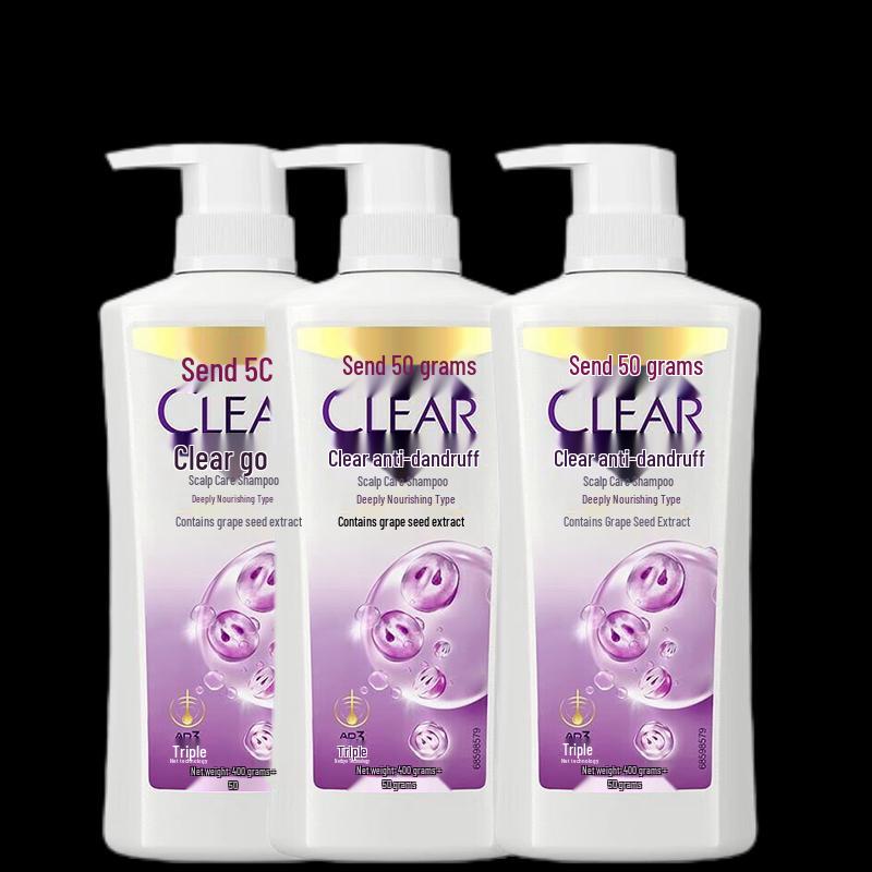 

Clear Anti-Dandruff Deep Nourishing Shampoo 3x450g