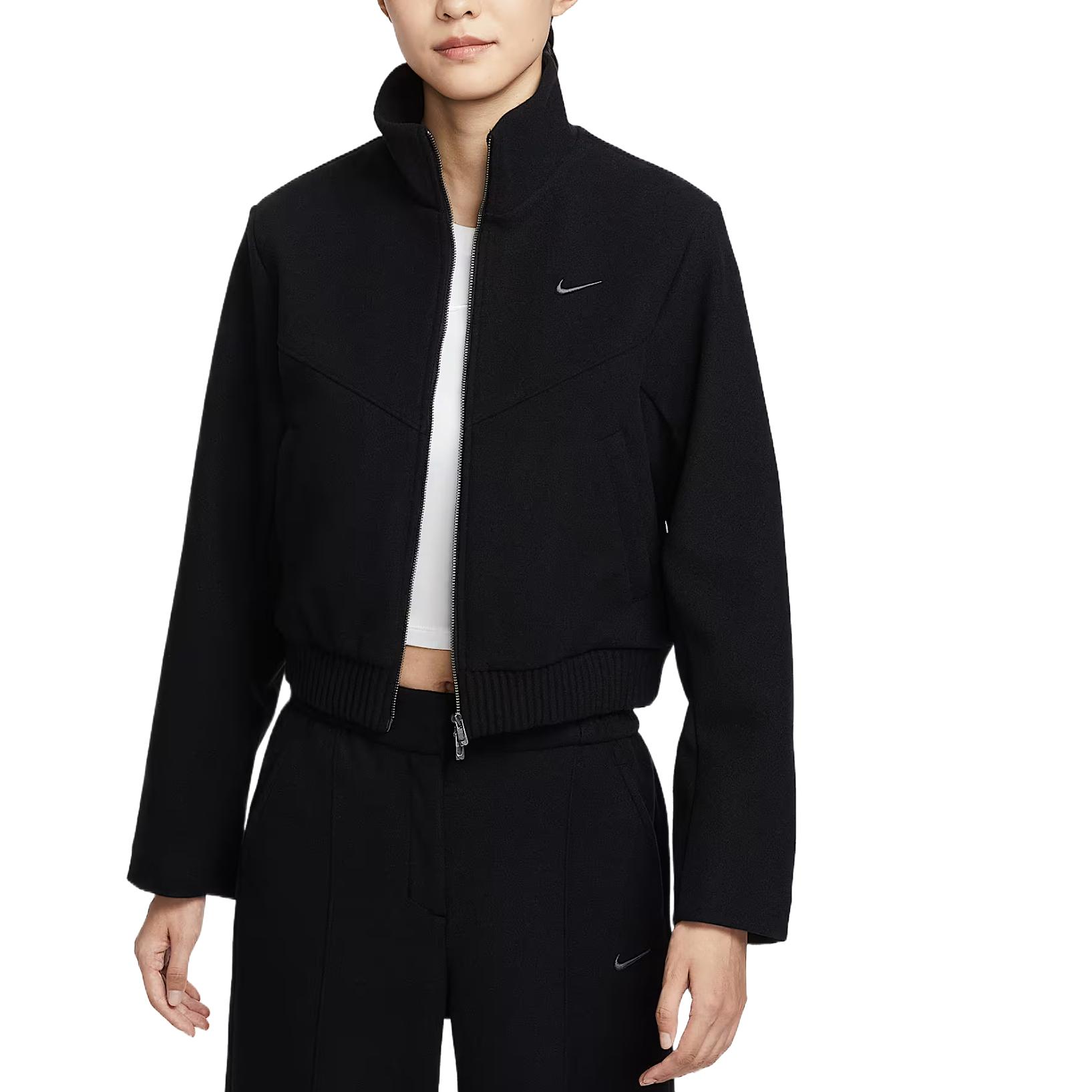 

Nike Спортивная одежда Windrunner Однотонная куртка на молнии Мягкая куртка Женские куртки HV5144-010 S