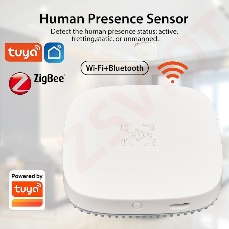Tuya Smart 5.8GHz WiFi Motion Sensor Radar for Real-time Human Detection