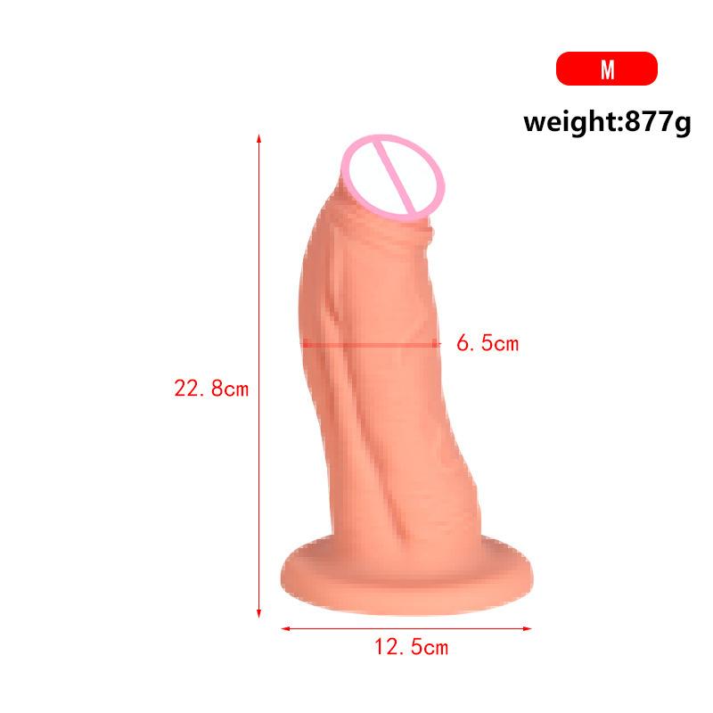 Super Soft And Super Large Liquid Silicone Dildo  Fake Penis Female Adult Toy Anal Dilator