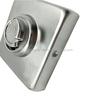 Stainless Steel Square Shower Drain Tile Insert Brush Nickel Floor Drain with Removable Cover, Invisible Non Slip Floor Drain