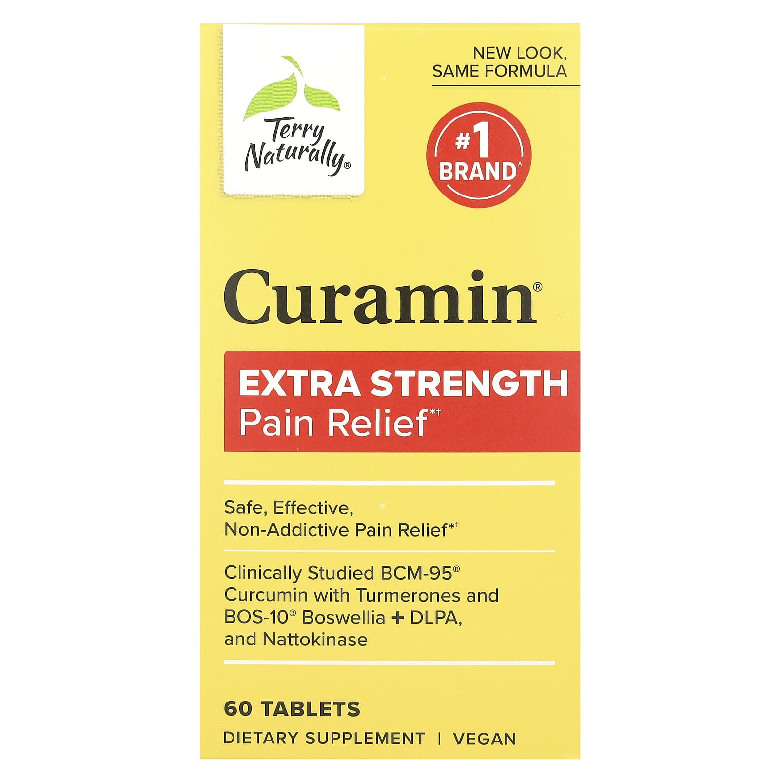 

Terry Naturally, Curamine, High-Intensity Pain Relief, 60 Tablets