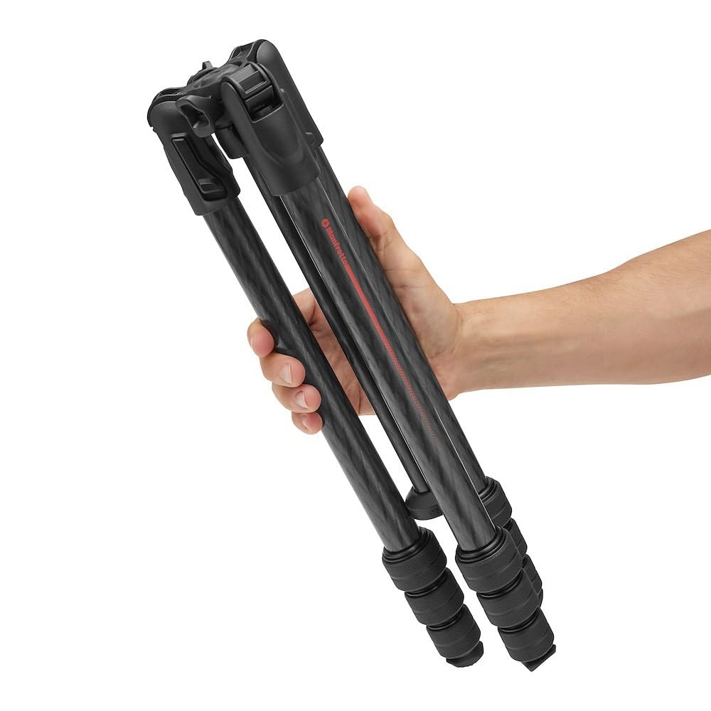 Manfrotto Befree GT PRO Tripod travel tripod with carbon fiber camera and video compact and for and camera for photography and video -