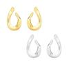 Exaggerated Metal Irregular Twisted Drop Earrings for Women Minimalist Hollow Geometric Dangle Earrings Party Jewelry Gifts