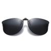 Large frame polarized night color-changing clip, myopia glasses can be used for women driving, and sunglasses clips can be used for men's computers.