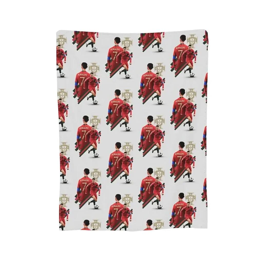 CR7 Cristiano Ronaldo Blankets Soft Warm Flannel Throw Blanket Bedding for Bed Living Room Picnic Travel Home Sofa