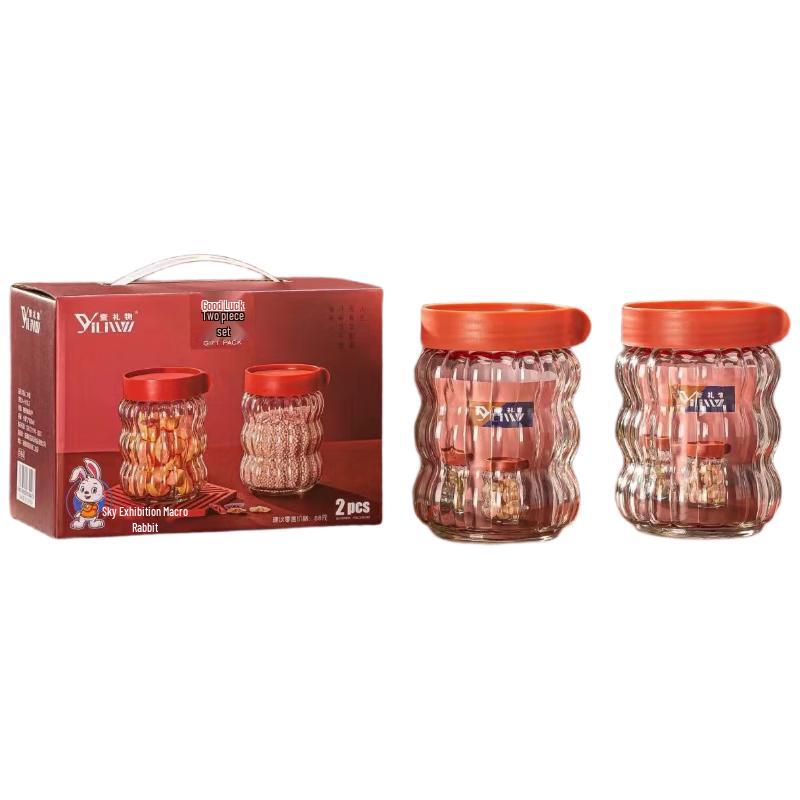 YiLiWu Kitchen Storage Glass Set