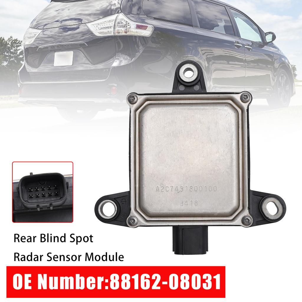 Rear Blind Spot Radar Sensor Module 88162-08031 For Toyota Sienna 2018-2020