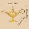 Hollow Legend Aladdin Magic Genie Lamps Incense Burners Retro Wishing Oil Lamp Home Decor Gift