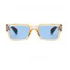 Men Retro Punk Fashion Sunglasses Square Protective Frame UV400 Unisex for Outdoor Adventures & Casual Style Shades Holiday Gift