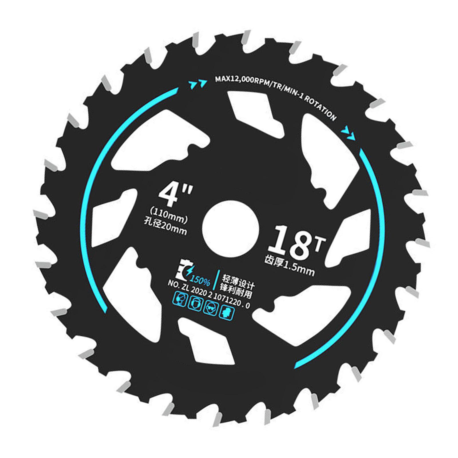

Энергосберегающий диск для циркулярной пилы для литиевых электропил, сплавная конструкция с шумоподавлением и теплоотводом, 24 зуба 1