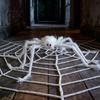 Großes Spinnen-Stofftier Halloween-Dekoration, Weicher haariger gruseliger Requisiten, Pelzige riesige Spinnen für drinnen und draußen, Garten, Zuhause, Spukhaus-Dekoration, Kuscheltier