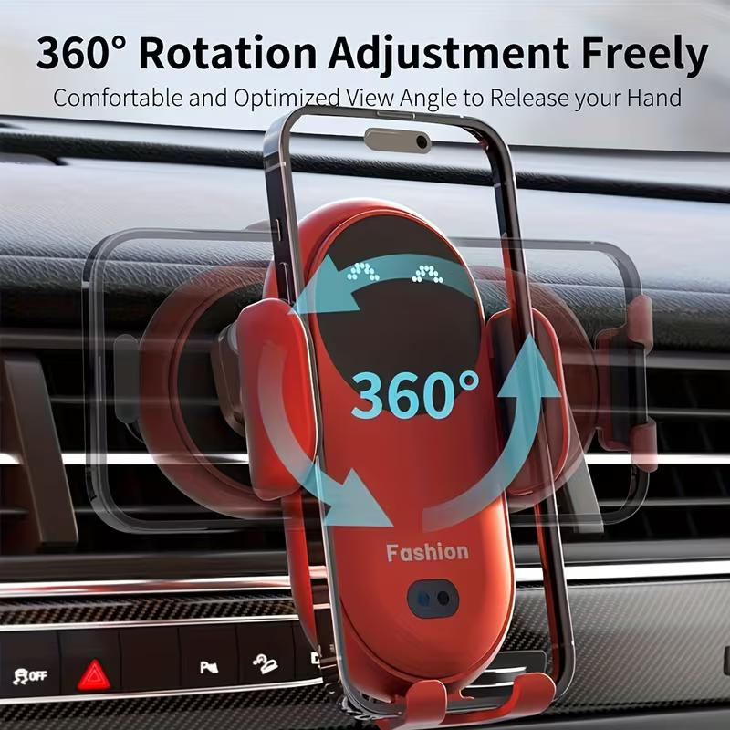 30W Car Wireless Charger Auto Mount Phone Holder Sucker Support For iPhone 14 13 Pro Max Samsung Xiaomi Redmi Infrared Induction