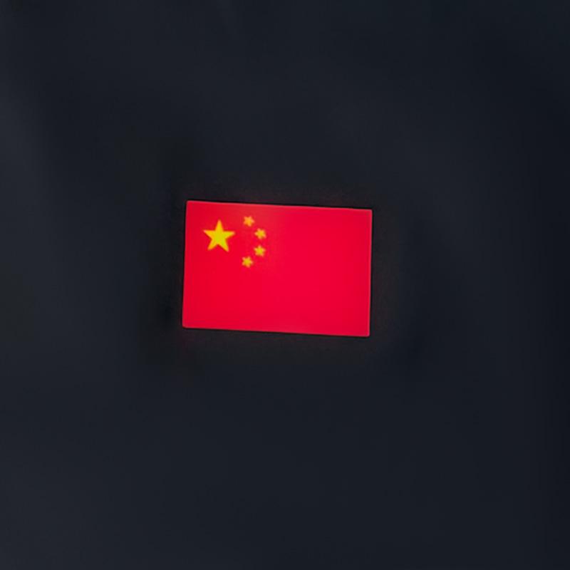 Li-Ning Casual Breathable Comfortable Short Sleeve National Flag Polo Shirt Unisex Polo Shirts APLV709-3