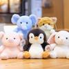 Table Doll Sitting Animals Plush Elephant Turtle Stuffed Penguin Animal Plush Toy  Boys Girls