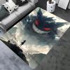 Various Sizes Pokemon Gengar Carpet Rug for Living Rooms Bedrooms Sofa, Balcony Garden Decorative Mat Portable Camping Mat Gifts