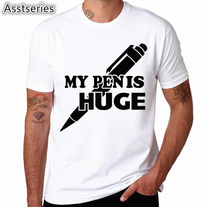 Pánské tričko My Pen Is Bigger than Yours Tričko My Pen Is Huge O