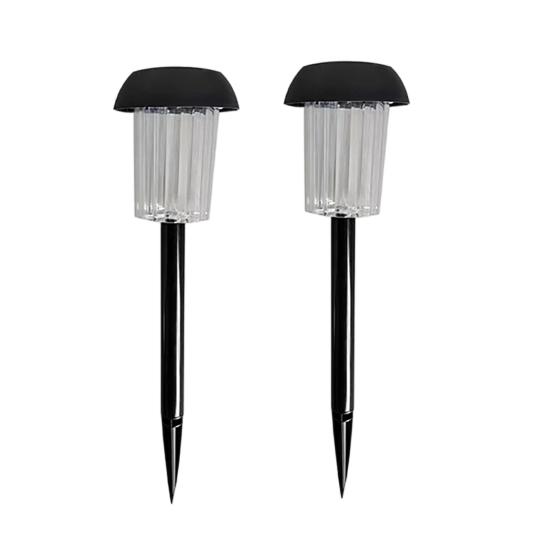 2Pcs Solar Pathway Outdoor Garden Waterproof Yard Lights Solar Powered Lights IP65 Lights