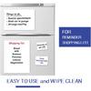 Dry Erase Sheets - 6 A4 Sheets - Adhesive Whiteboard Wallpaper Decal - White Board Contact Paper for Refrigerator, Desk, Office & Kids Room - Dry
